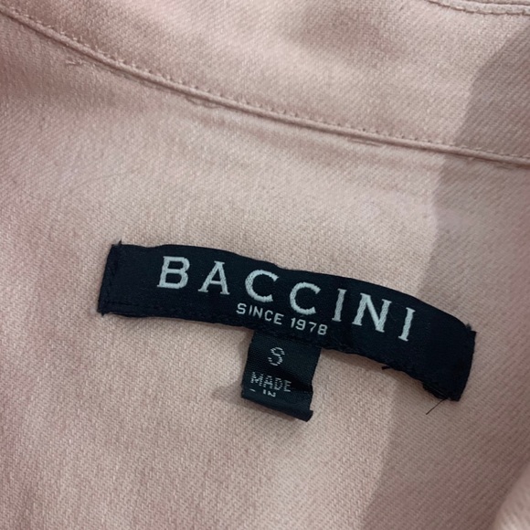 baby pink jean jacket with lace on sides/back - Picture 4 of 5